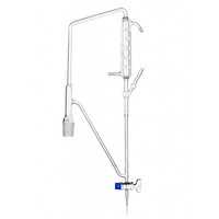 Simax Glass Apparatus for Determination OD Volatile Oil in Drugs, 1mL Capacity, 1L Flask, SJ 29/32, Grad Receiver-Adapter, Boro, Each Each