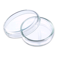 European Petri Dish with Lid, 100 x 15(H) mm, Neutral Glass, 18 Pieces/Box Box