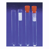 Aptaca Cylindrical Test Tubes, with Label, without Rim, 20mL, 16 x 150mm, Non-Graduated, Polystyrene, 1,000 Pieces/Box Box