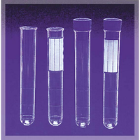Cylindrical Test Tube, Ps 10ml 16X100 Graduated W Rim, 250/Pack Pack