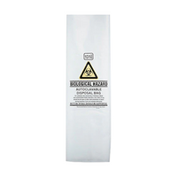 Interpath Autoclave Bag, 55 x 70cm, 80 Microns, 131 Degrees Heat Resistant, Clear with Print, 250 Pieces/Carton Carton