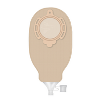 B Braun Flexima 3S Stoma Bag, High Flow, Maxi, 65 mm, 630ml Capacity, Soft Nonwoven Odour-proof Plastic Film, Transparent, 30 Bags/Box Box