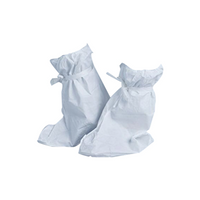 Ansell Bioclean Overshoe, Slip Resistant Sole, Sterile, White, 15 Pairs/Pack, 5 Packs/Carton, 75 Pairs/Carton Carton