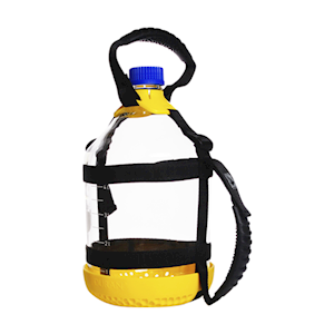 Duran Bottle Carrying System, 5L, GL 45, Polypropylene, Yellow, No Glass, Each