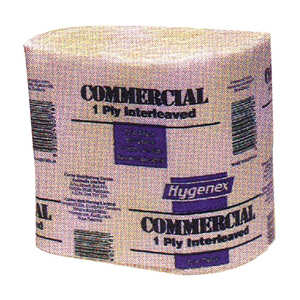 COMMERCIAL,INTERLEAVED 1PLY 500S, 11CM X 21.5CM (36P/CTN) Carton
