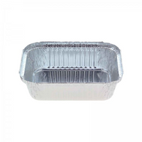 Confoil Aluminium Foil Tray, 215 x 151mm(Top Out), 202 x 138mm(Top In), 35mm(H), 810mL Capacity, Oblong, 500 Pieces/Box Box