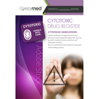 Ezymed Drug Registration Book with Module, Double Sided A3 Page, 4 A4 Pages/Book Each