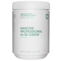 Out of Date, Mancine Strip Wax, Aloe Green, 800g,EA, Original Unopened Condition, Price Discounted, While Stocks last Each
