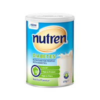 Nutren Hospital Formula Diabetic, Vanilla Flavour, 400g Can, 12 Cans/Carton Carton
