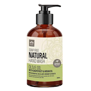 Nelum Hand Wash 500ml, Olive Oil Grapeseed Argan Oil Blend, Moisturising Formula, Each