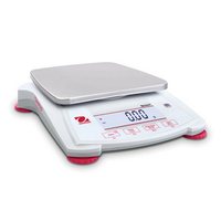 Ohaus Scout Precision Balance, 2200 Grams Capacity, 0.01 Gram Readability, 140mm x 170mm Stainless Steel Pan, Each Each