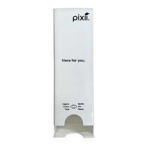 Pixii Pad Dispenser 0.7kg, 358 x 114 x 114mm, Recycled Acrylic, White, Each Each
