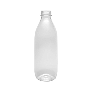 Quality Blow Moulder Juice Bottle, 1000mL, Round, Polyethylene Terephthalate (PET), Clear, 126 Pieces/Carton Carton