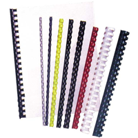 BINDING COMBS 21 R 10MM BLACK BOX/25 Box
