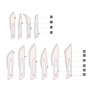 100 pcs Swann Morton Scalpel Blade and 100 Livingstone Premium, Size 24, Carbon Steel, Sterile, 200 Blades Deal, from $0.24/Blade Box