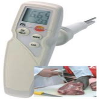 Testo 205, Ph Meter And Thermometer For Meat, Each Each