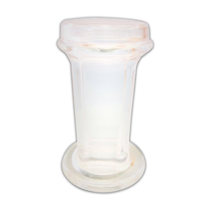 Wheaton Staining Jar, Coplin Type, Holds up to 10 Microscopes Slides, Recyclable Plastic Screw Lid, Glass, 55mL Capacity, Each Each