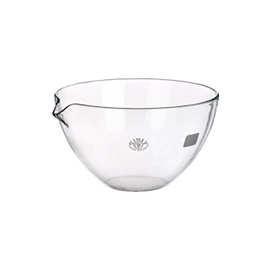 Simax Evaporating Dish with Spout