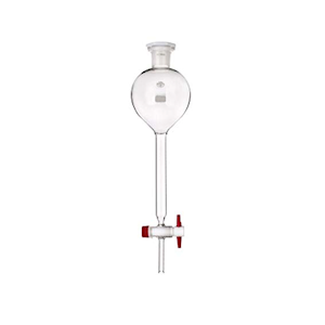 Simax Separating Funnel, Acc. to Gilson, with 29/32 Socket Joint Stopper, Teflon Stopcock, Key No. 4, 1,000mL, Boro Glass, European, Each Each