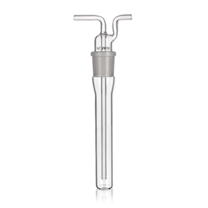 Simax Glass Impinger Apparatus, 100mL, 26 x 285(L) mm, Socket Joint 29/32, Borosilicate Glass, Each Each