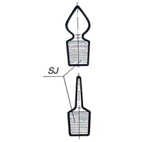 Stopper Recyclable Plastic Heart Shape Knob Socket Joint 14/23 European Each