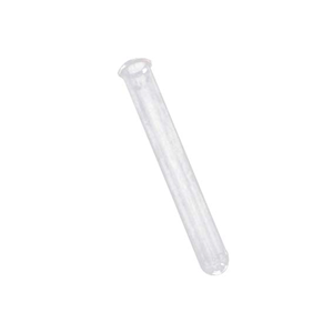 Aptaca TPX® Cylindrical Test Tubes with Rim, 7mL, 12 x 100(H)mm, Non Graduated, Autoclavable up to 180degC, Transparent, 50/Bag Bag