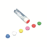 Aptaca Cryotube Coloured Inserts, Green, PVC, Cap Only for Tube Internal and External Thread, Each