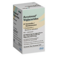 Accutrend Plus Triglycerides Strips, 25 Strips/Pack Pack