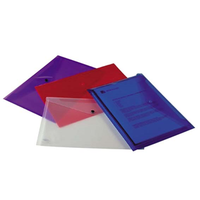 Marbig Doculope Document Wallet, A4, Polypropylene, Clear, Each Each