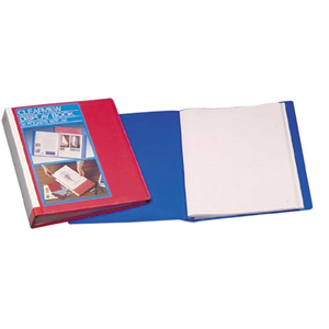 DISPLAY BOOK CLEAR VIEW A4 36 PGS BLACK EA Each