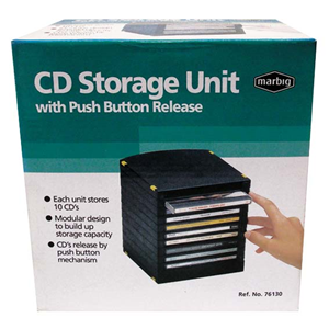 C.D STORAGE UNIT HOLDS 10 CAP.EACH Each