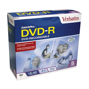 VERBATIM DVD-R 4.7GB GENERAL DATA EACH Each