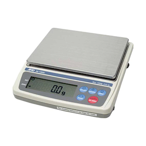 A&D EK-I Industrial Compact Balance, 3000 x 0.1g, 190(W) x 218(D) x 53(H) mm, 133(W) x 170(D) mm Pan Size, Each Each
