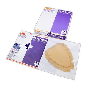 AQUACEL (CVT) ADH SACRAL FOAM DRESSING, 20CM X 16.9CM, 5/PK
