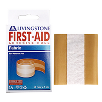 Livingstone Adhesive Fabric First Aid Roll with Pad