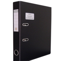 L/ARCH BINDER A4 1/2 ARCH PVC BK Med BLACK EACH BANTEX Each