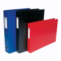 Bantex Upright Insert Ring Binder, A3, 65mm, 3 D-Rings, Blue, Each Each