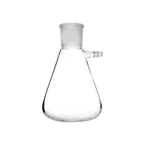 Mowbray Buchner Filter Flask, 500ml, Conical, 24/29 Socket, with Hose Connector, Borosilicate Glass, Each Each