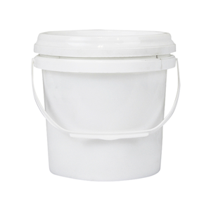 Damaged, Liv Pail Bucket, 4 Litres, 180mm Height x 171.2mm Width, Polypropylene, White, Each