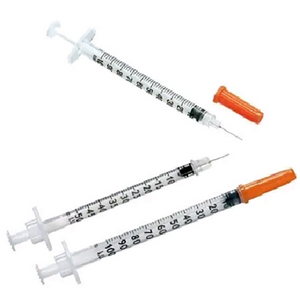 BD Ultra-Fine Insulin Syringes, 1ml, with Needle 29 Gauge x 0.5 Inch, 12.7mm, Sterile, 100 Pieces/Box Box