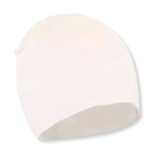 Livingstone Newborn Baby Beanie, 97pct Cotton, 3pct Polyester, White, Each Each