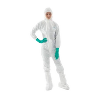 Ansell Bioclean D Sterile Coveralls, Extra Large, White, 20 Pieces/Carton Carton