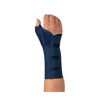 Livingstone Basic Wrist Brace, Right, Medium, Circumference: 160 - 175mm, Adjustable Velcro Straps, Aluminium Splint, Each Each