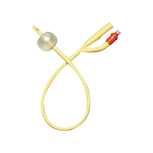 Bard Bardia Balloon Foley Catheter 2-Way, 16G, 10mL, 40cm, Silicone Coated Latex, Pink, Each Each