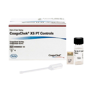 CoaguChek XS PT Control Solution, 4 Bottles/Box Box