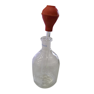 Omsons Dropping Bottle, 250mL, Clear Glass, with 8mL Dropper, 0.2mL Graduation, Each Each