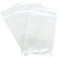 Livingstone Resealable Zip Lock Bag, 205 x 125 mm, 50 microns Thick, Recyclable Plastic, Clear, 100/Pack, 1000/Carton Carton