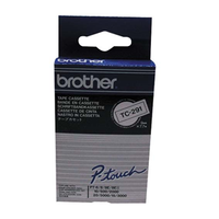 BROTHER TAPE CASSETTE TC-291 BLK/WHITE EACH Pack