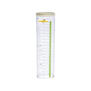 2 Litre Receptal Cannister Suction Jar, Autoclavable, Recyclable Plastic, Each Each