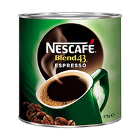 Nescafe Blend 43 Espresso Coffee, 375 Grams, Tin Can, Each Tin